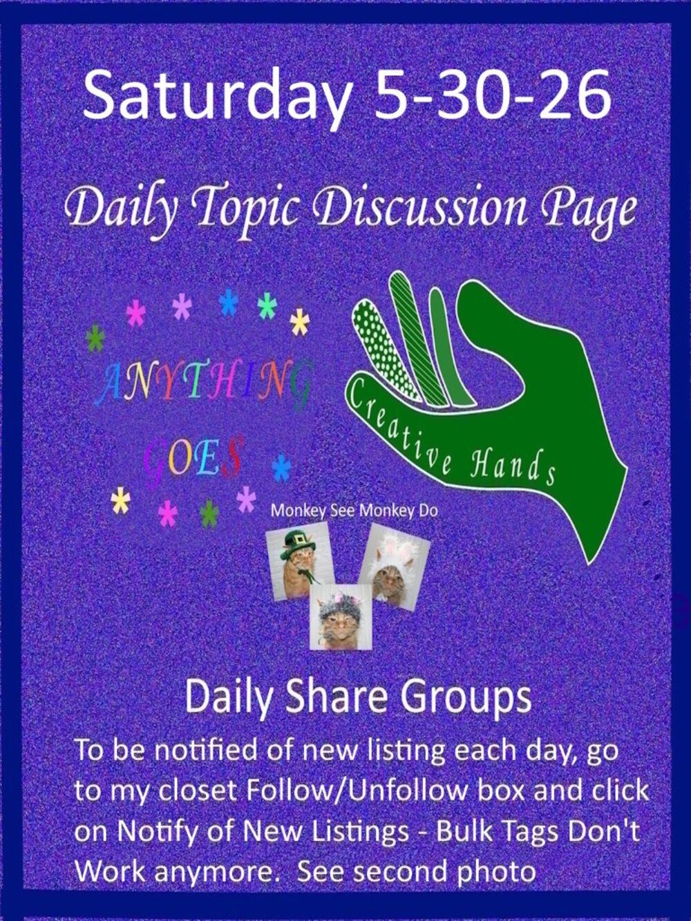 Friday 5-29-26 Share Groups - Part Two - Daily Topic Discussion